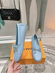 Louis Vuitton Driver Mocassin Shoes Blue - 4