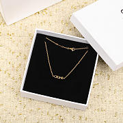 Celine Logo Necklace In Gold - 1