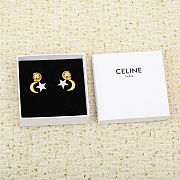 Celine Moon Earrings In Gold - 1