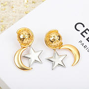 Celine Moon Earrings In Gold - 6