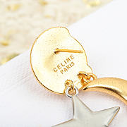 Celine Moon Earrings In Gold - 4