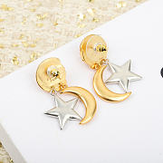 Celine Moon Earrings In Gold - 5