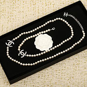 Chanel Necklace With Pearl - 3