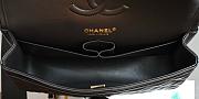 Chanel Classic Flapbag Lambskin Leather In Black Size 25.5*14.5*6 cm - 6