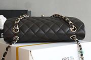 Chanel Classic Flapbag Lambskin Leather In Black Size 25.5*14.5*6 cm - 3