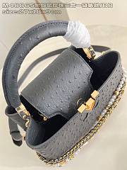 Louis Vuitton Capucines BB Trilogy Taurillon In Black - 4