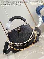 Louis Vuitton Capucines mini Trilogy Taurillon In Black - 1