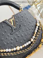 Louis Vuitton Capucines mini Trilogy Taurillon In Black - 6