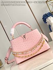 Louis Vuitton Capucines BB Trilogy Taurillon In Pink - 1