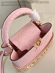 Louis Vuitton Capucines BB Trilogy Taurillon In Pink - 2