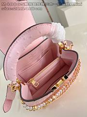 Louis Vuitton Capucines mini Trilogy Taurillon In Pink - 4