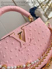 Louis Vuitton Capucines mini Trilogy Taurillon In Pink - 3