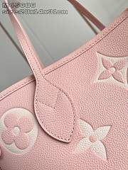 Louis Vuitton Neverfull LV Milky Way Monogram Empreinte In Pink - 3