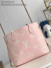 Louis Vuitton Neverfull LV Milky Way Monogram Empreinte In Pink - 2