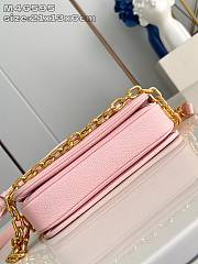 Louis Vuitton Pochette Métis East West Monogram Empreinte In Pink - 5