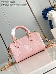 Louis Vuitton Nano Speedy Monogram Empreinte In Pink - 1