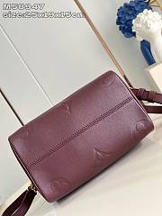 Louis Vuitton Speedy Bandoulière 25 In Burgundy M58947 - 6