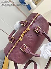 Louis Vuitton Speedy Bandoulière 25 In Burgundy M58947 - 3