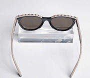 Chanel Butterfly Sunglasses Beige/Black - 4