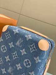 Louis Vuitton Horizon 55 LV Remix Bleu Denim Monogram - 3