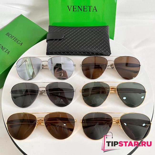 Bottege Veneta Sunglasses Sandine Aviator BV1305S - 1