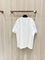 Loewe Jelly Green Snake Short Sleeves T-Shirt In White - 3