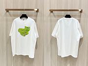 Loewe Jelly Green Snake Short Sleeves T-Shirt In White - 2