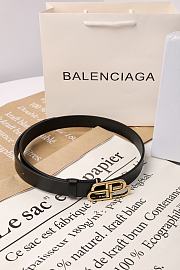 Balenciaga Leather Belt In Black 2.5 cm - 5