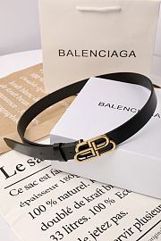 Balenciaga Leather Belt In Black 2.5 cm - 4