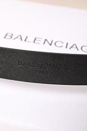 Balenciaga Leather Belt In Black 2.5 cm - 2