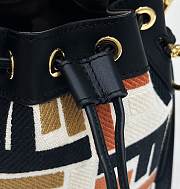 Fendi Mon Tresor Minibag in velluto FF jacquard cappuccino - 3