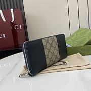 Gucci GG Supreme Wallet Ib Beige/Black - 4