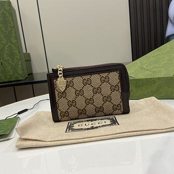 Gucci Luce Original GG Wallet In Beige Canvas