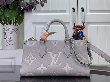 Louis Vuitton OnTheGo East West LV Milky Way Monogram Empreinte Gray M14213