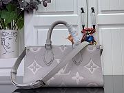 Louis Vuitton OnTheGo East West LV Milky Way Monogram Empreinte Gray M14213 - 6