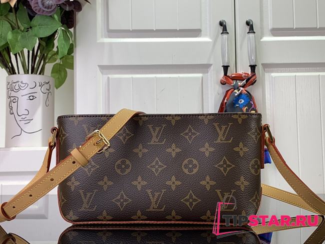 Louis Vuitton Trotteur Crossbody Shoulder Bag M51240 Monogram Canvas - 1