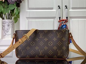 Louis Vuitton Trotteur Crossbody Shoulder Bag M51240 Monogram Canvas