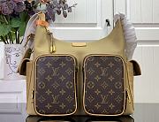 Louis Vuitton Hobo Cargo Cowhide leather and Monogram coated canvas beige - 1