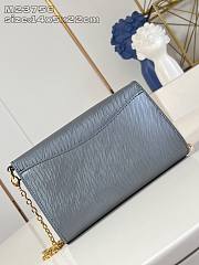 Louis Vuitton Pochette Louise Epi Leather Gun metal - 6