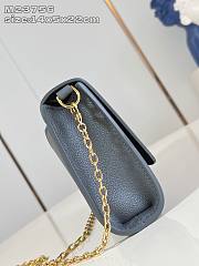 Louis Vuitton Pochette Louise Epi Leather Gun metal - 3