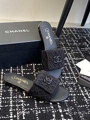 Chanel Women Sandals In Black Color - 4