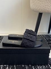 Chanel Women Sandals In Black Color - 5