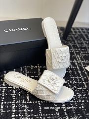 Chanel Women Sandals In White Color - 5