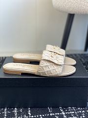 Chanel Women Sandals In Beige - 4