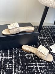 Chanel Women Sandals In Beige - 3