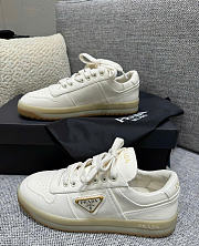 Prada Downtown ivory leather trainer white - 2