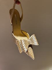 Mach&Mach Diamond Lace High Heel 8.5cm Beige - 5