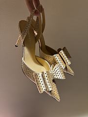 Mach&Mach Diamond Lace High Heel 8.5cm Beige - 3