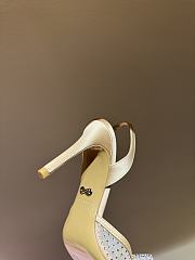 Mach&Mach Diamond Lace High Heel 8.5cm Cream - 5