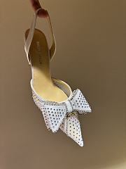 Mach&Mach Diamond Lace High Heel 8.5cm White - 6